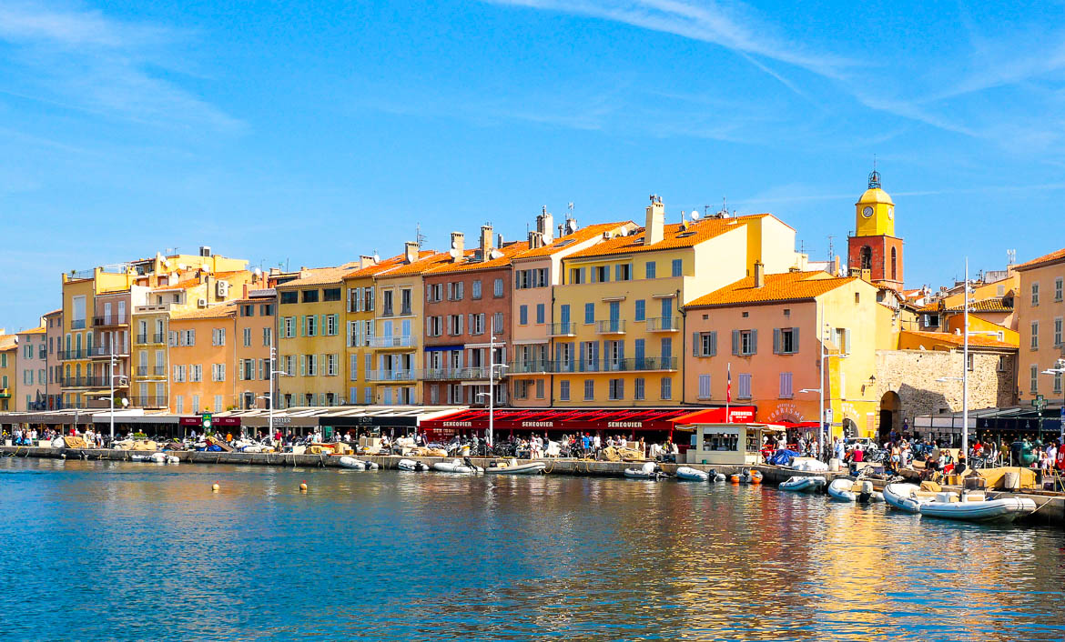 Vue aérienne immobilière à Saint-Tropez