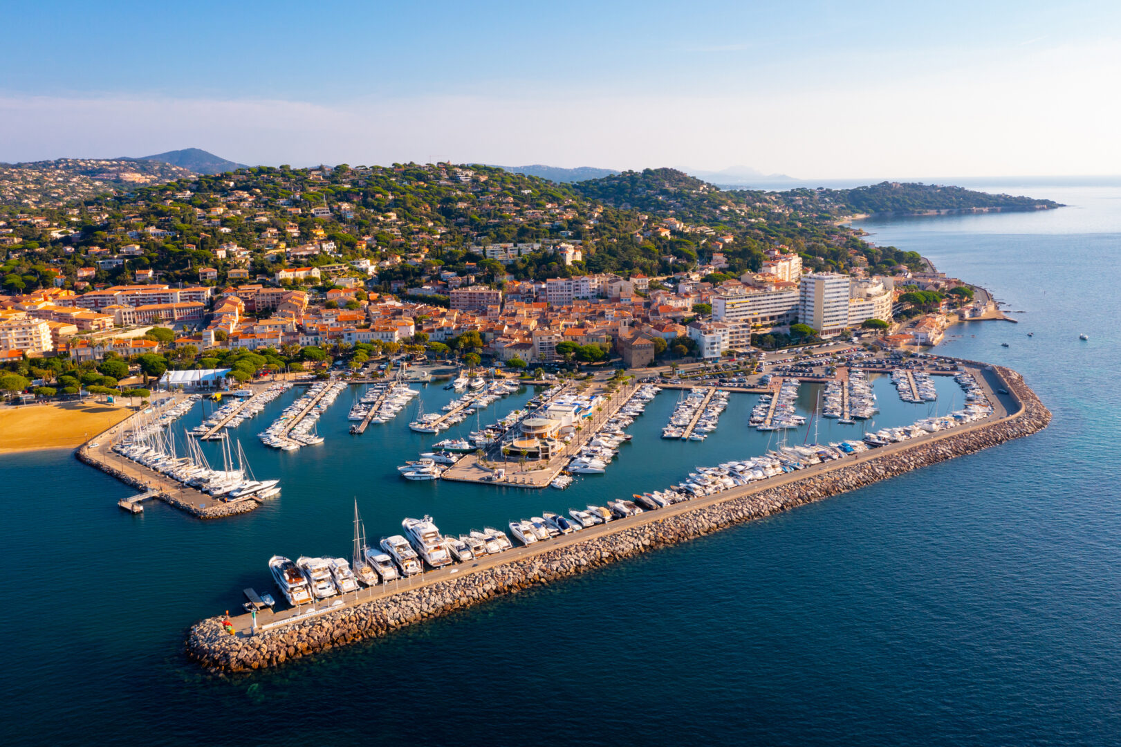 Vue aérienne immobilière à Sainte-Maxime